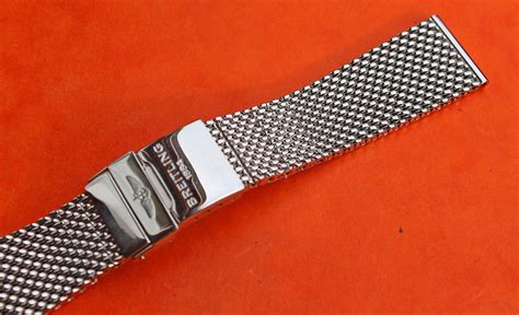 breitling mesh buckle|Breitling buckle 22mm.